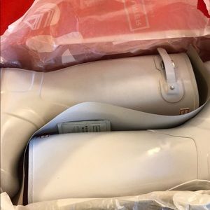 Women’s Tall white hunter boots